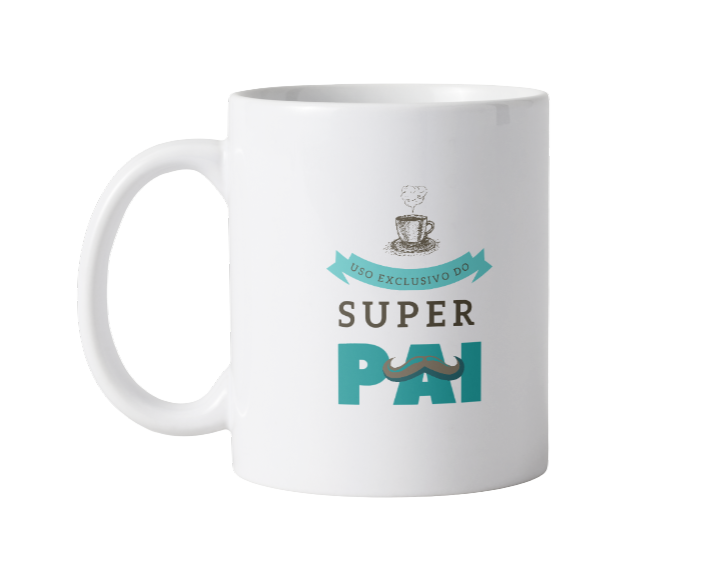 Caneca uso exclusivo super pai
