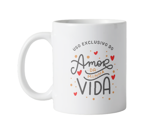 Caneca amor da minha vida