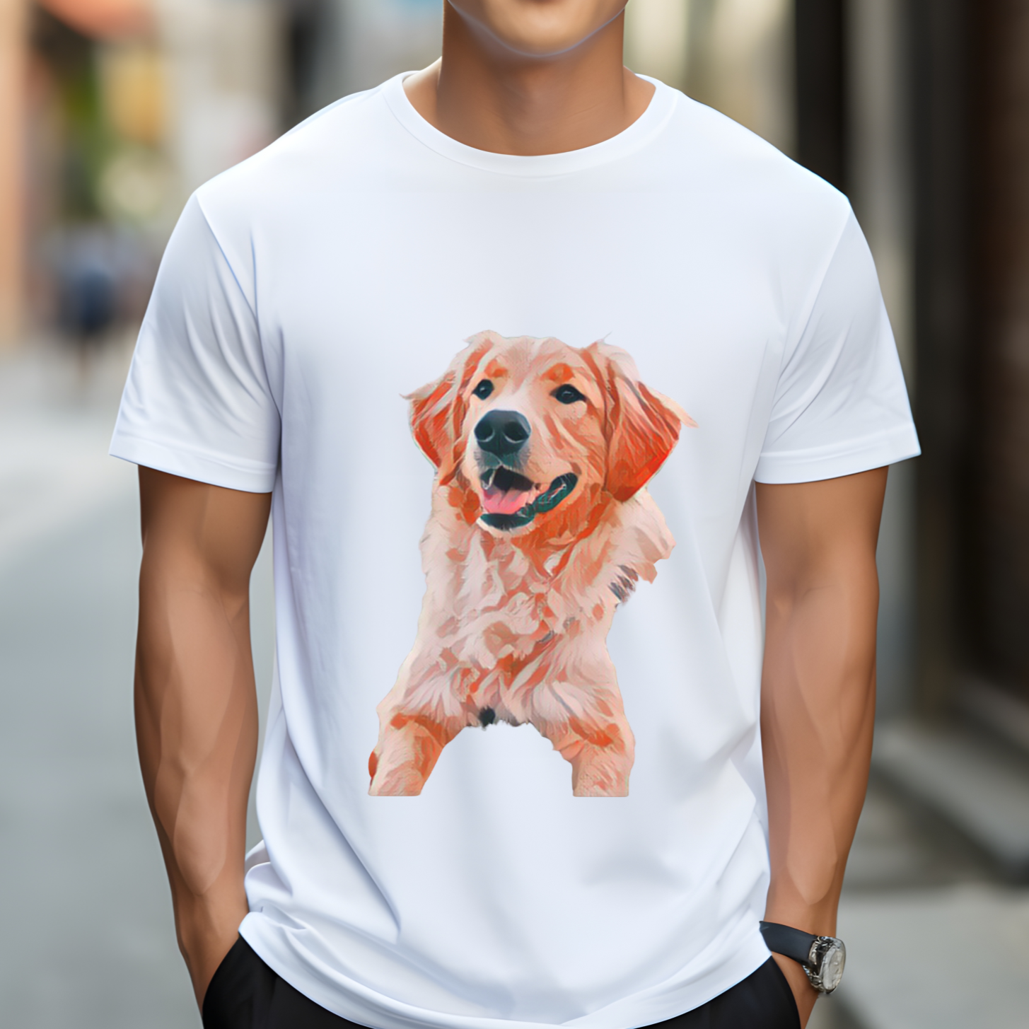 T-shirt Ilustrada Animal de Estimação