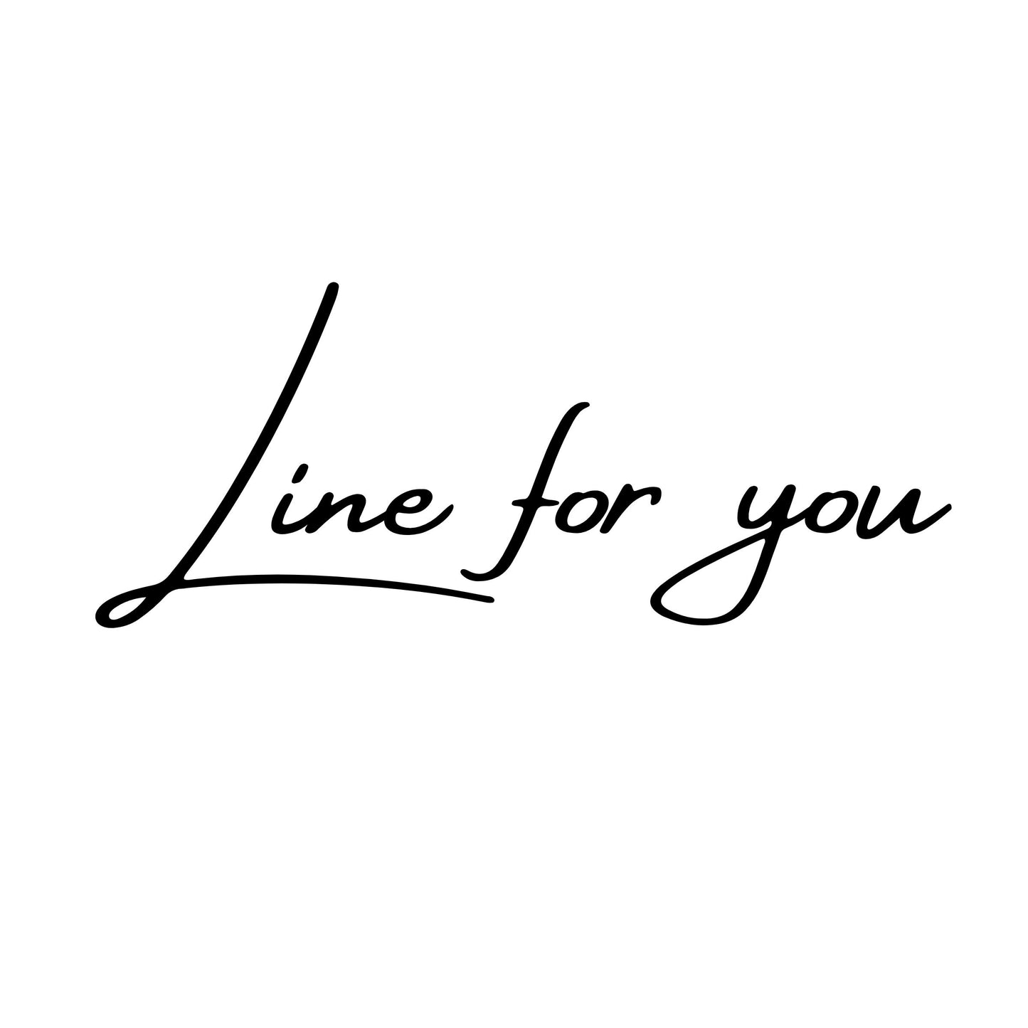 Cartão de Oferta Line For You