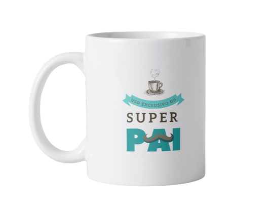 Caneca uso exclusivo super pai