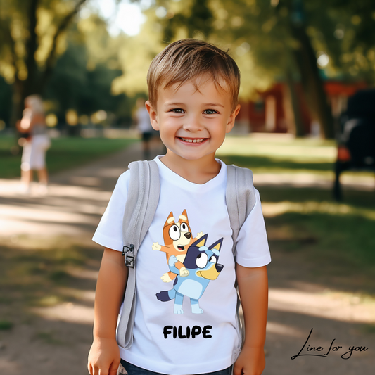T-shirt Criança Bluey