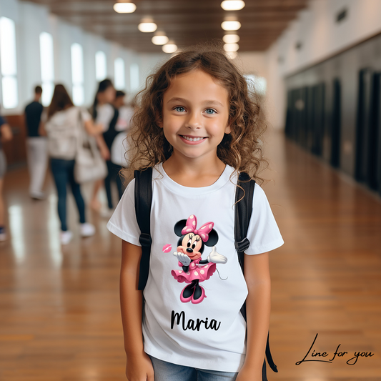 T-shirt Criança Minnie