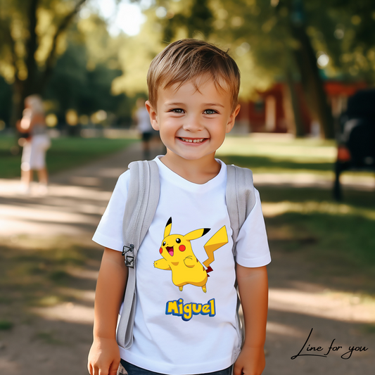 T-shirt Criança Pikachu