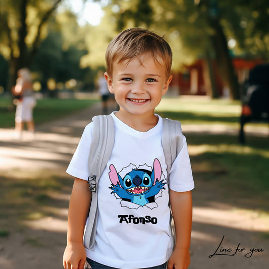 T-shirt Criança Stitch