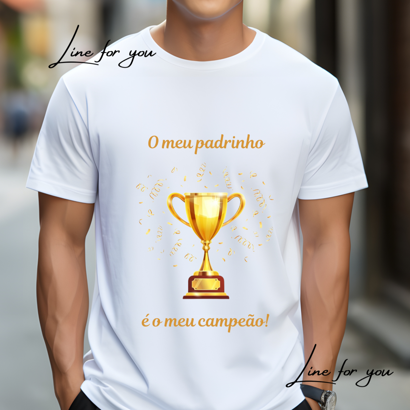 T-shirt Personalizada Padrinho